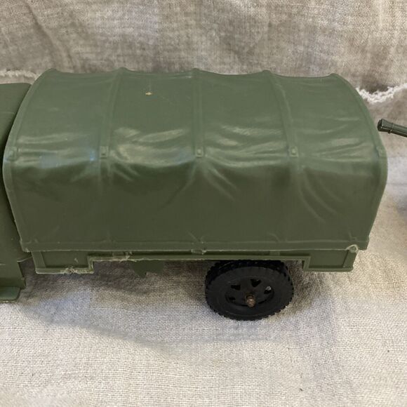 Tim Mee Toy Lot Cargo Truck And Tank WWII Lot Of 2 Plastic Green Army Men - Picture 3 of 16